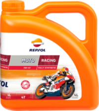 Масло Repsol MOTO RACING 4T 5W40, 4 л канистра, Испания